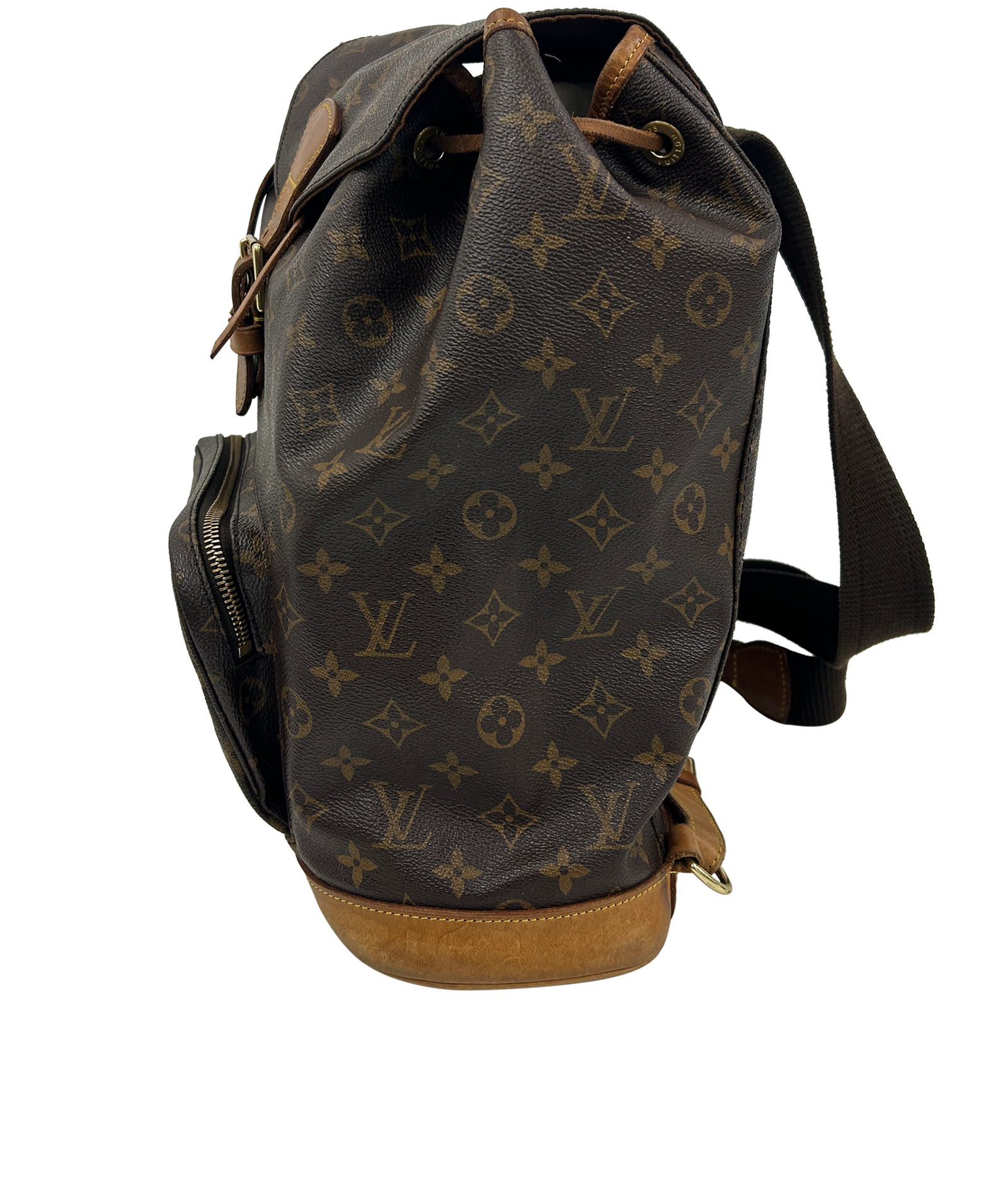 Mochila MontSouri, 590&euro;, Bolso, Marrón, Canvas - General, Vista inferior